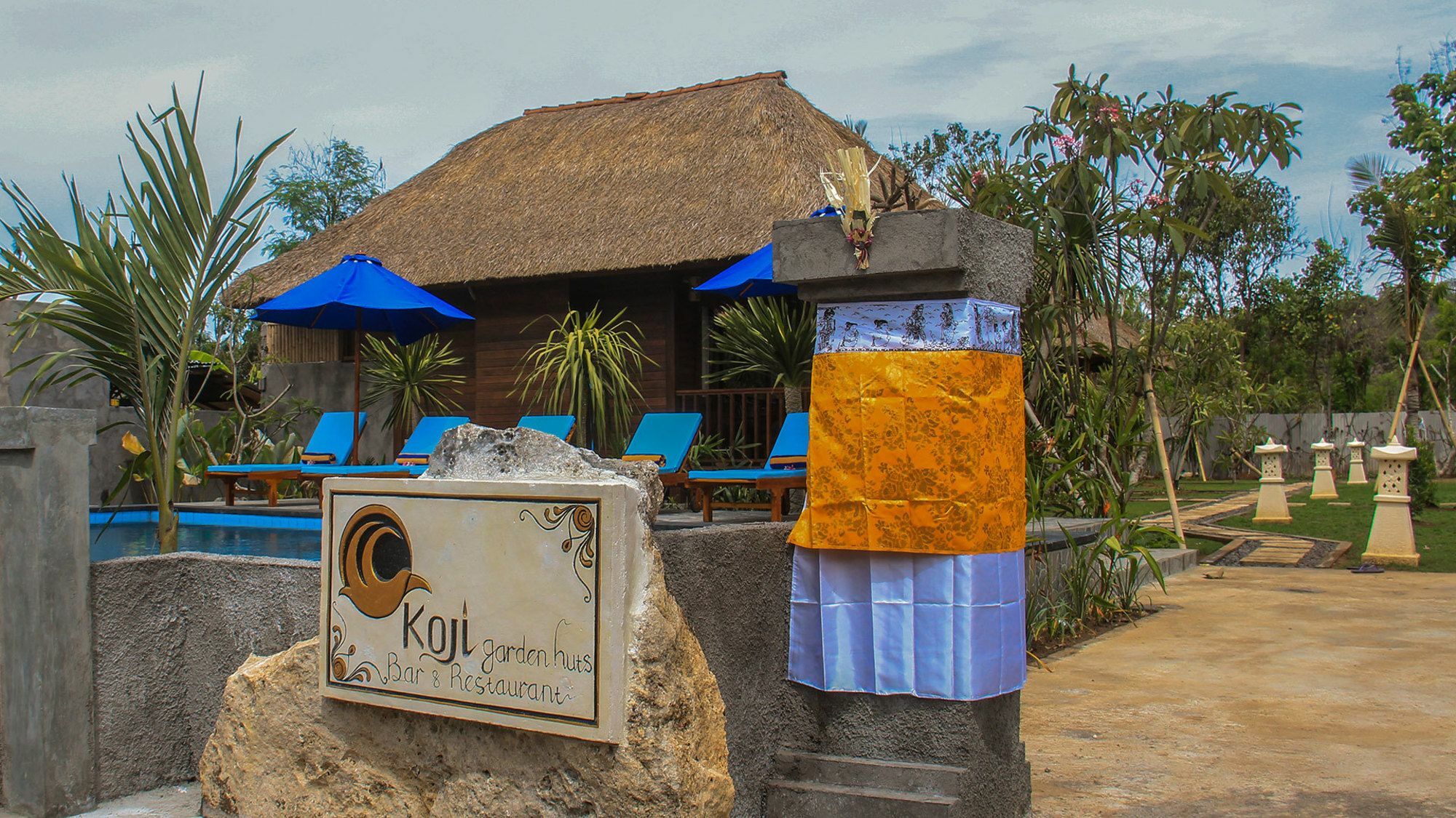 Koji Garden Huts Hotel Нуса Лембонган Екстериор снимка